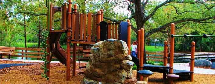 Tom Sawyer's Play Island at Amelia Earhart Park