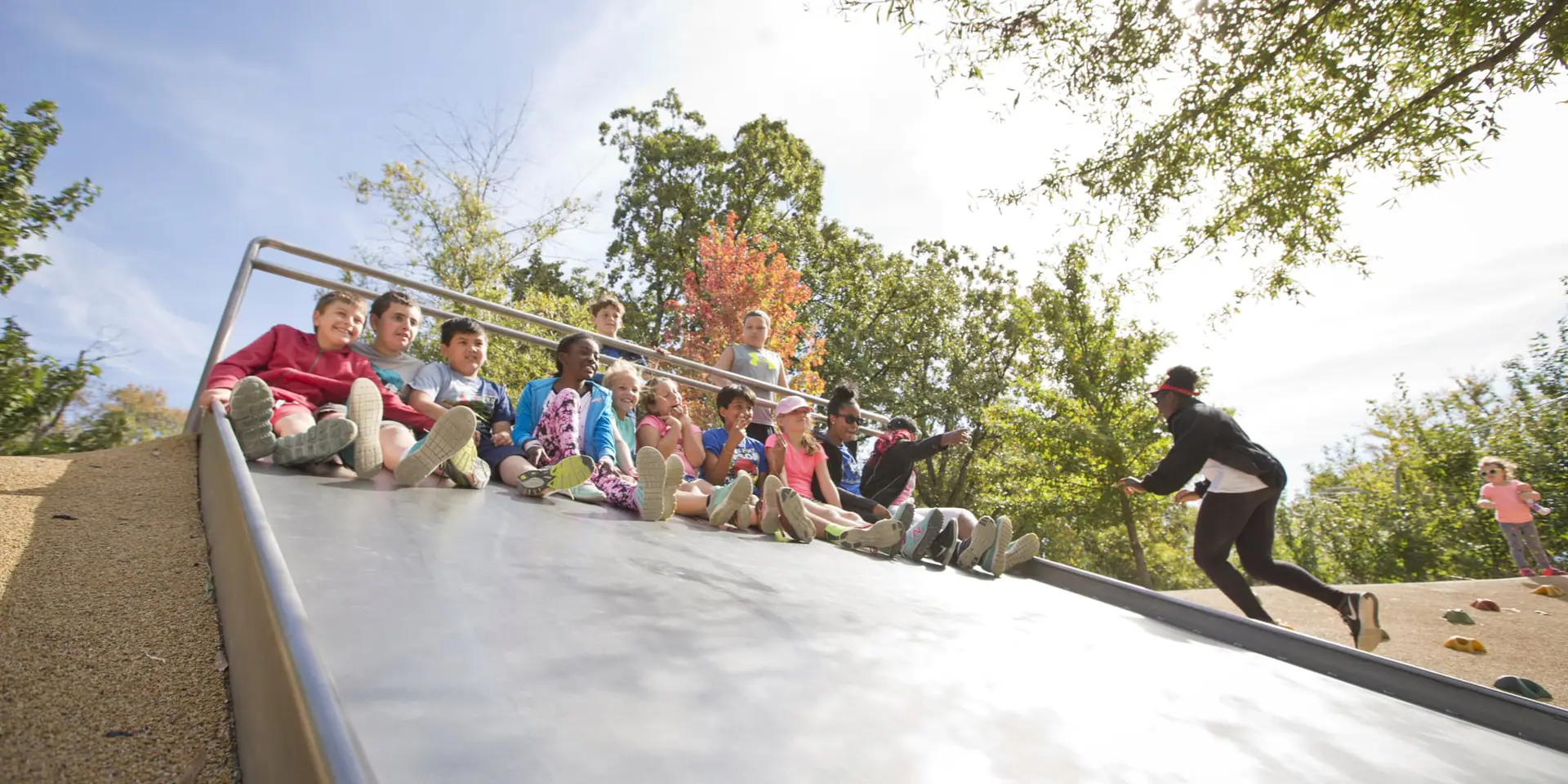 Woodland Discovery Playground at Shelby Farms Park