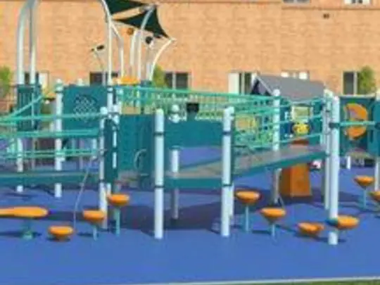 Community view of Palmer Family Park grounds