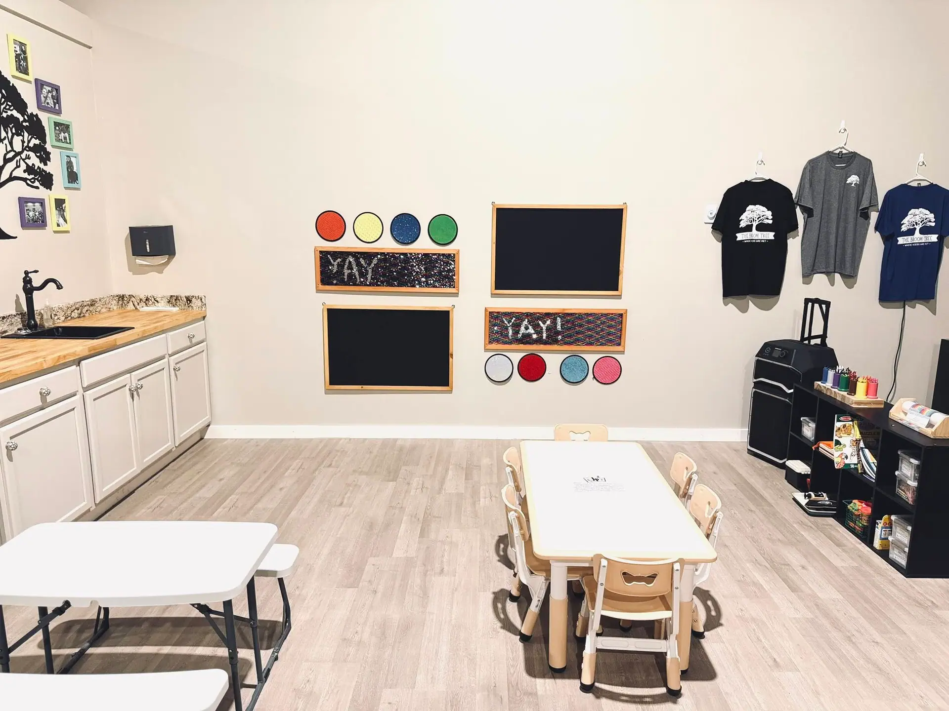 Indoor activity area at Jake's Place