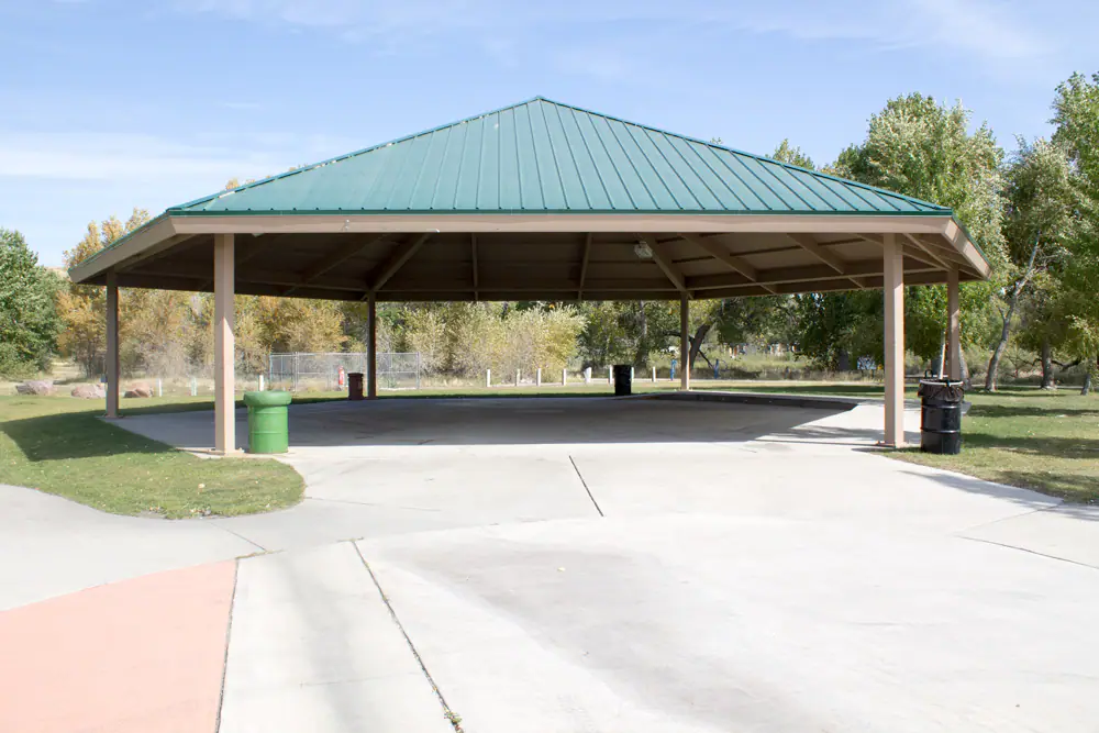 Crossroads Pavilion with accessible pathway in Casper