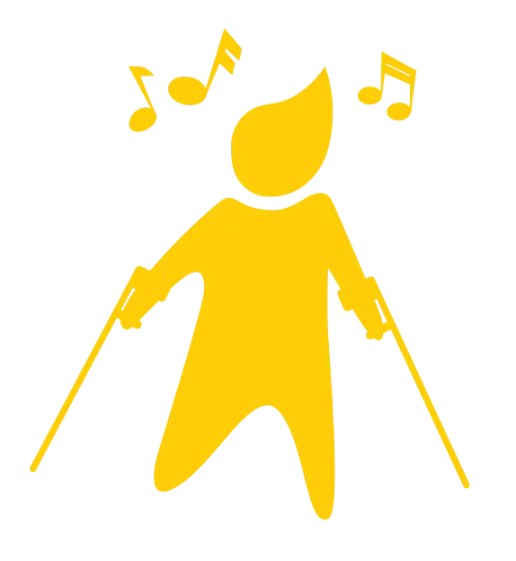 Music-themed illustration from The Tree House website