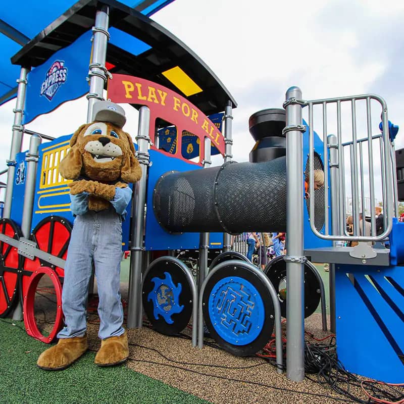 Play structure at Play for All Abilities Park