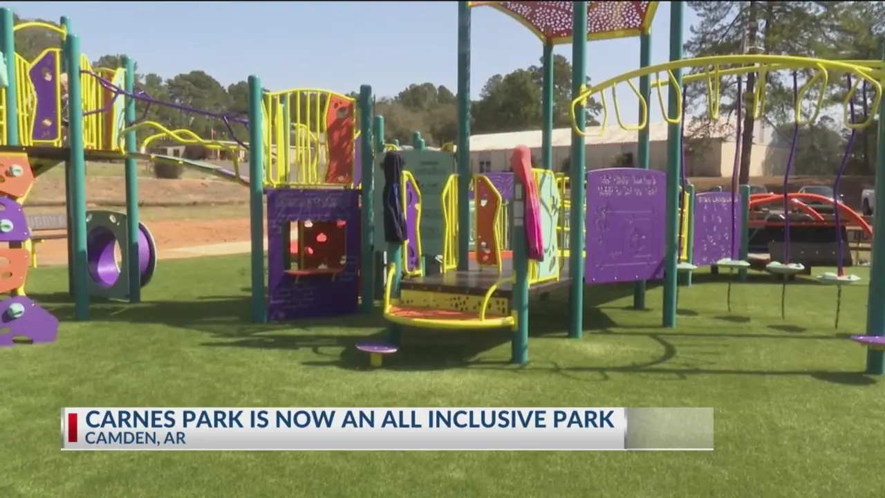 Inclusive play area at Carnes Park in Camden