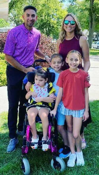 Family photo associated with Pirnie Inclusive Playground campaign