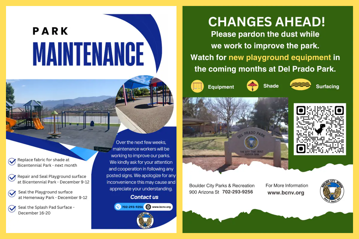Boulder City parks flyer