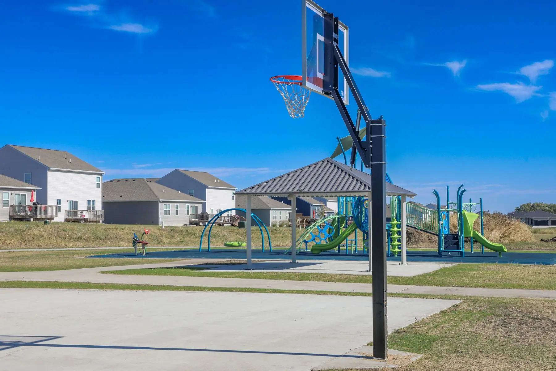 Another view of the playground at Ridgedale Heights Park