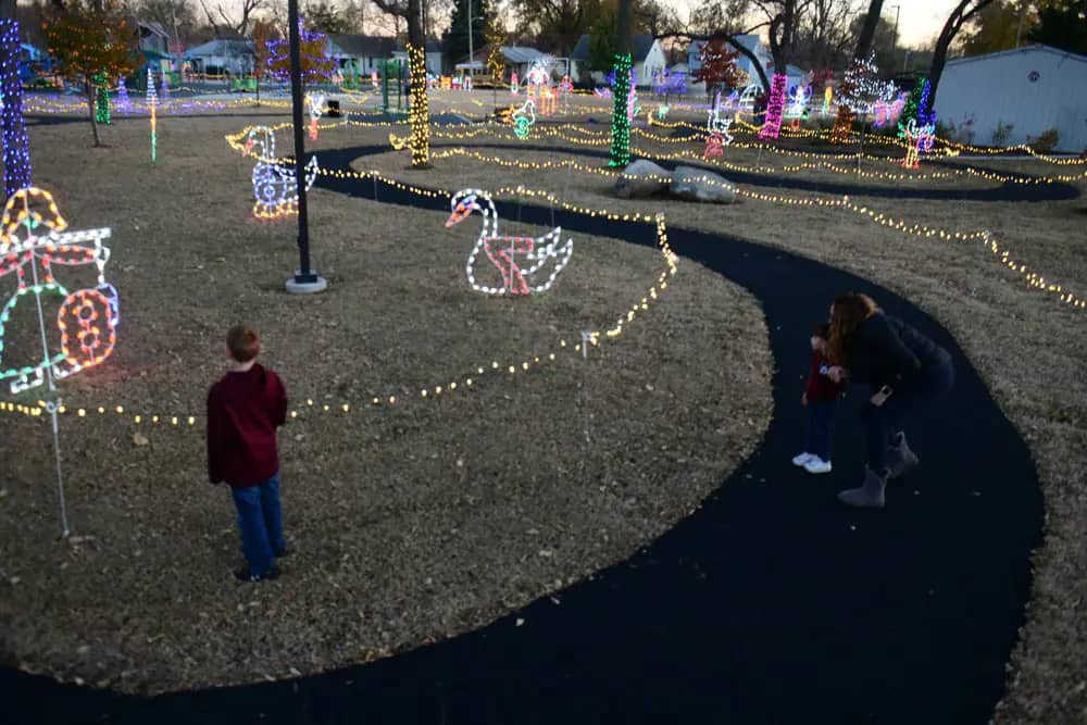 Inclusive play structure and surfacing at Olivia's Playground in Salina