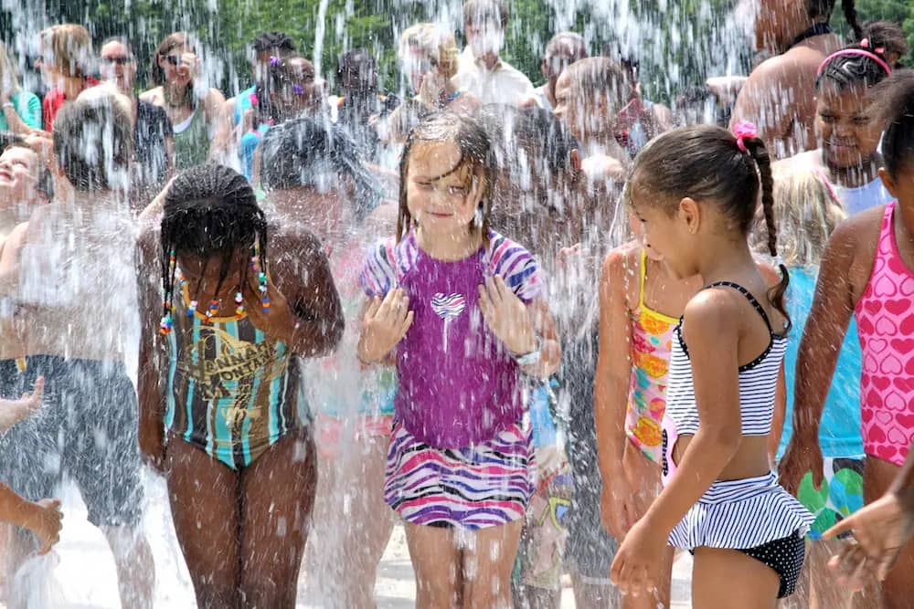 Sprayground at Riverside Park
