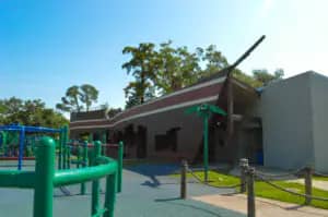 Wide view of Kidz Kove Discovery Park in Gonzales